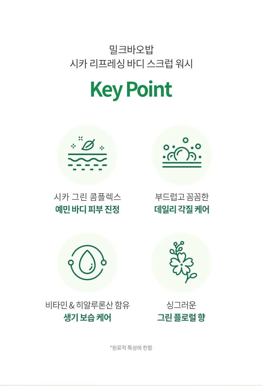 [NEW] 밀크바오밥 시카 리프레싱 바디 스크럽 워시 250ml 상세페이지 10